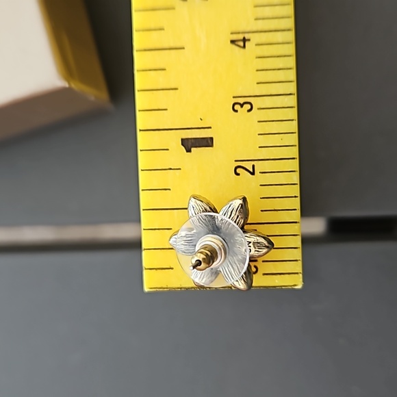 Heidi Daus Aurora Borealis Crystal Flower Earrings - Picture 5 of 6